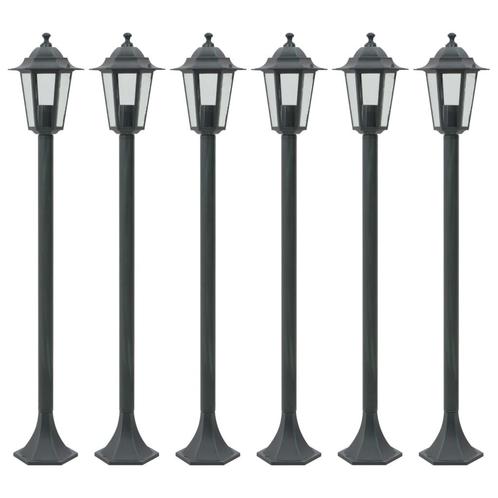 vidaXL Paalverlichting voor tuin E27 110 cm aluminium, Tuin en Terras, Buitenverlichting, Nieuw, Verzenden