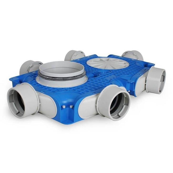 Vent-Axia Uniflexplus + instortverdeler 6x, Bricolage & Construction, Ventilation & Extraction, Envoi