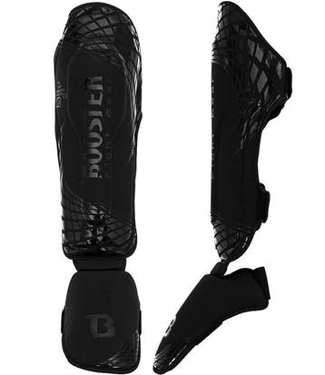 Booster BFG CUBE Kickboks Scheenbeschermers Zwart Zwart, Verzenden
