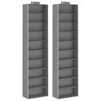 vidaXL Kledingorganisers hangend 2 st met 10 schappen stof, Huis en Inrichting, Kasten | Kleerkasten, Verzenden, Nieuw