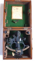 Micrometer sextant - Gegoten messing - Henry Hughes & Son
