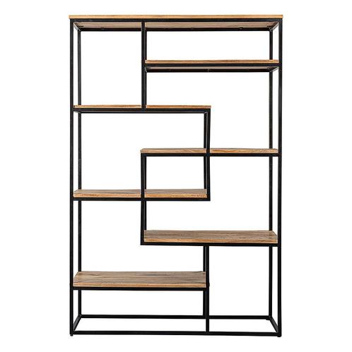 Vakkenkast Mangohout Bowi 120 cm, Huis en Inrichting, Kasten | Boekenkasten, 25 tot 50 cm, Nieuw, Overige houtsoorten, 150 tot 200 cm