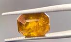 Zonder minimumprijs Geel, Bruin Titaniet - 6.80 ct - Gem, Nieuw