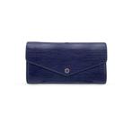 Louis Vuitton - Blue Epi Leather Long Continental Sarah