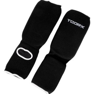 Toorx Fitness Scheenbeschermers met voetbeschermer - stretch, Verzenden