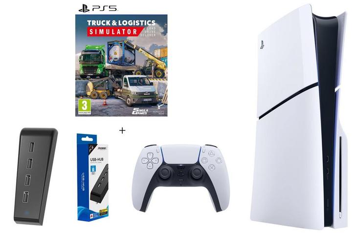 PlayStation 5 Slim Disc Console Custom Pack-Truck &, Games en Spelcomputers, Spelcomputers | Sony PlayStation 5, Ophalen of Verzenden