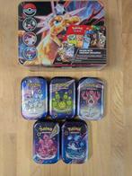 Pokémon - 6 Sealed box - 5x Mini Tin Paldean Fates Sealed +, Nieuw