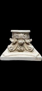 sculptuur, Capitello corinzio - 17 cm - marmeren stof