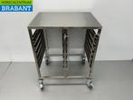 HCB RVS Dubbele regaalwagen 12 x 1/1 GN gastronorm 74 cm, Zakelijke goederen, Ophalen of Verzenden, Nieuw in verpakking