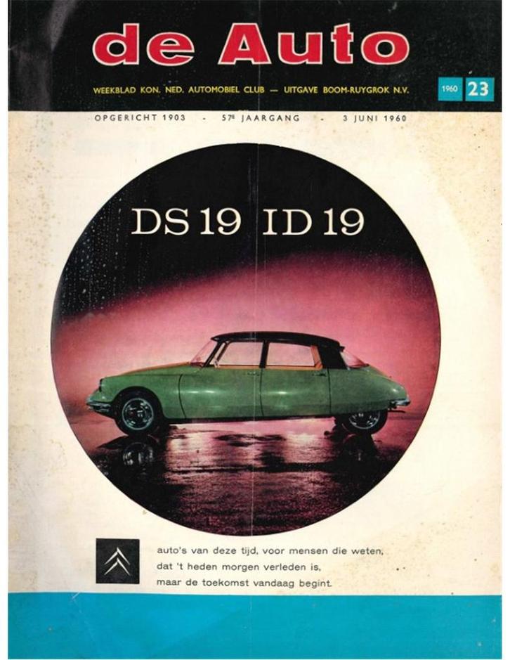 1960 DE AUTO MAGAZINE 23 NEDERLANDS, Boeken, Auto's | Folders en Tijdschriften