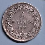 België. Leopold I. 5 Francs 1849 Variatie Dubbele Ster (