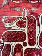 Plaid exclusif et chaleureux au design français de luxe. -