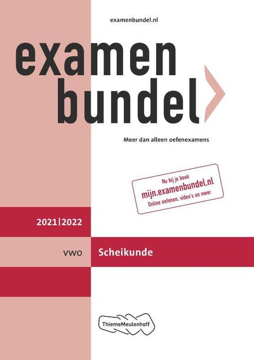 Examenbundel vwo Scheikunde 2021/2022 9789006491357, Livres, Livres scolaires, Envoi
