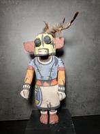 2 Poppen in de stijl van de Hopi-kachina - Hout - 21e eeuw, Antiek en Kunst