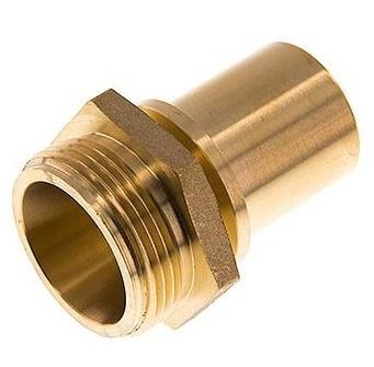 G 1'' Buitendraad x 25mm Messing Slangpilaar met, Doe-het-zelf en Bouw, Overige Doe-Het-Zelf en Bouw, Verzenden