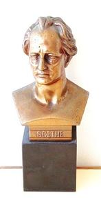Buste, Busto de Goethe - 22 cm - Bronze, Marbre, Antiquités & Art