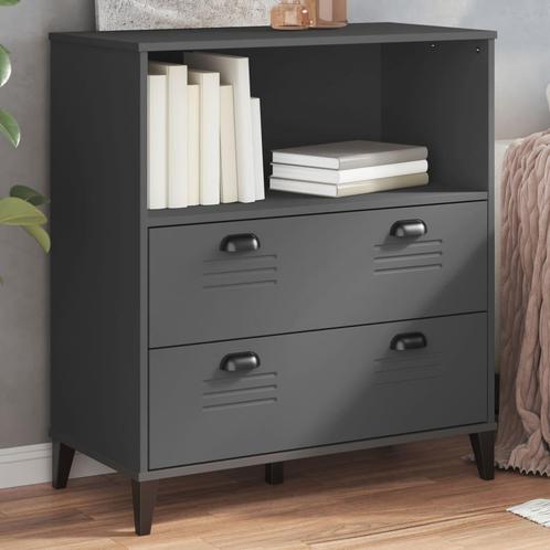 vidaXL Boekenkast VIKEN 80x40x90 cm bewerkt hout, Huis en Inrichting, Kasten | Boekenkasten, Nieuw, Verzenden