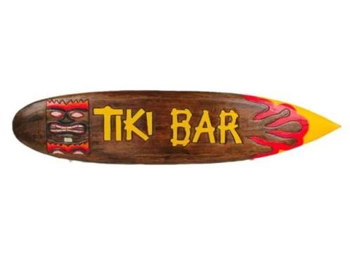 Veiling - barbord tiki bar flame 100 cm, Huis en Inrichting, Woonaccessoires | Wanddecoraties, Nieuw