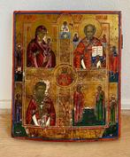 Icône - Icône quadripartite de la Sainte Vierge et de