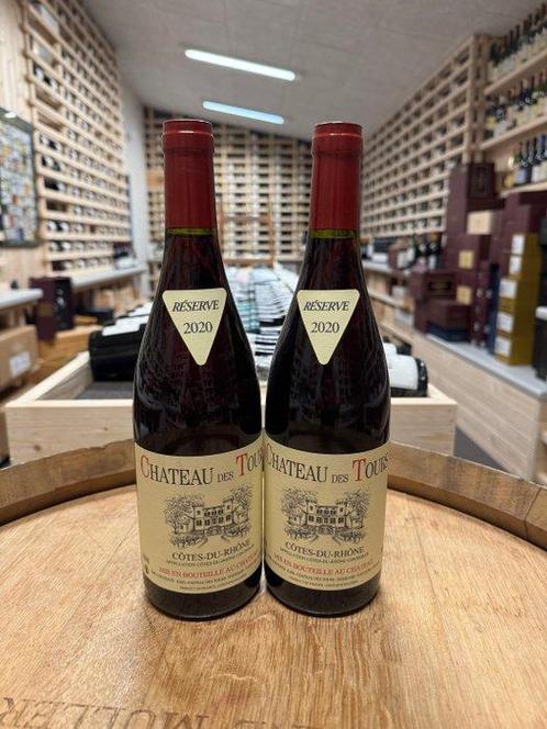 2020 E. Reynaud, chateau des Tours Reserva. - Rhône - 2, Verzamelen, Wijnen