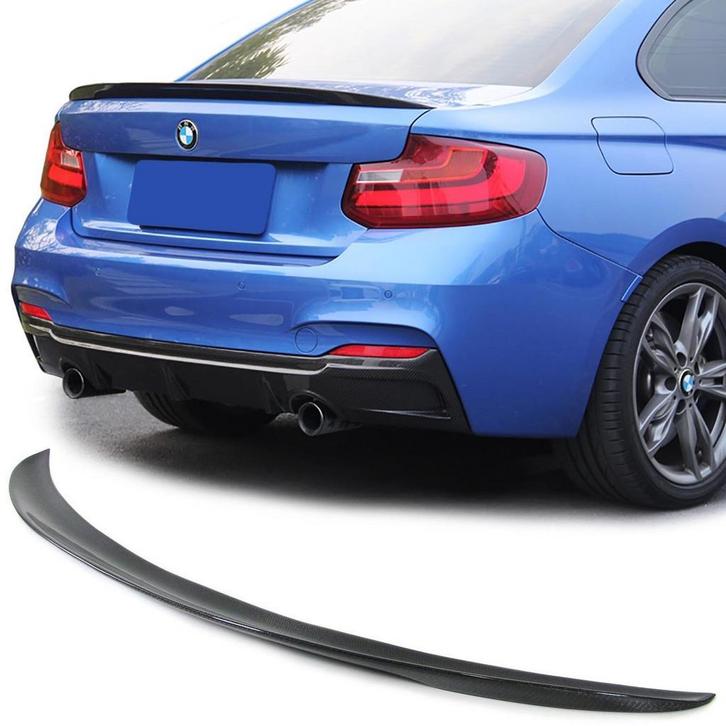Spoiler Lip Glans Zwart BMW 2 Serie F22 F23 M2 F87 B1971, Auto-onderdelen, Carrosserie, Nieuw, BMW, Achter
