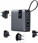 Wikinu 65W USB C lader en powerbank in één voor MacBook,.., Telecommunicatie, Nieuw, Verzenden