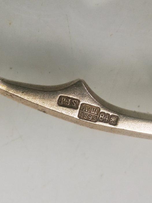 Lepel - .875 (84 Zolotniki) zilver - Imperiale lepel Rusland, Antiek en Kunst, Antiek | Zilver en Goud