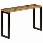 vidaXL Wandtafel 120x35x76 cm massief gerecycled hout en, Huis en Inrichting, Tafels | Bijzettafels, Verzenden, Nieuw