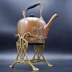 WMF / Geislingen wmf - Theeketel (2) - Koper en messing, Antiek en Kunst
