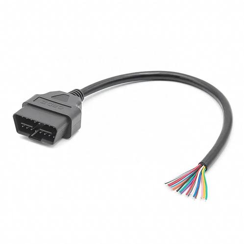 16 Pins OBD2 Stekker Mannetje Met 16 Open Eindkabels Verloop, Auto diversen, Autogereedschap, Verzenden