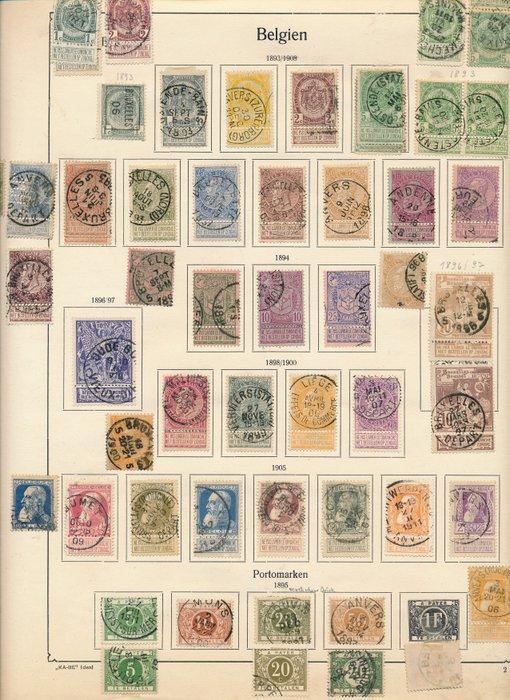 België 1849/1944 - Gestempelde collectie uit de klassieke, Postzegels en Munten, Postzegels | Europa | België