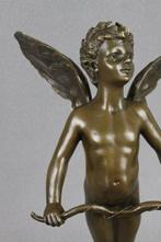 after Auguste Moreau - sculptuur, Cupid - 2 kg - 30 cm -, Antiek en Kunst