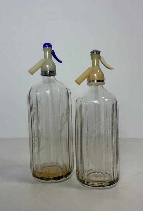 Siphon Vintage - Deux bouteilles / bouteilles à siphon, Antiek en Kunst, Kunst | Designobjecten