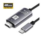 DrPhone USB-C naar HDMI Adapter kabel - 4K 60Hz - HDTV Adapt