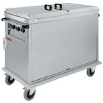 Bain-marie-wagen 3x GN 1/1, 3 T°c, deksels, kast met, Zakelijke goederen, Verzenden, Nieuw in verpakking, Transport en Opslag