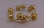 Armband - 18 karaat Geel goud - Gouden Zuidzeeparels, Handtassen en Accessoires, Armbanden, Nieuw