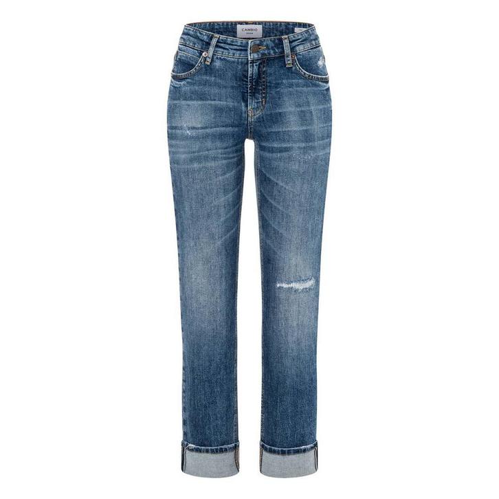 Cambio • blauwe jeans Paris Straight • 34, Kleding | Dames, Broeken en Pantalons, Blauw, Nieuw, Maat 42/44 (L), Verzenden