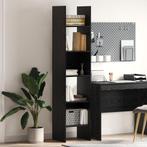 vidaXL Boekenkast Zwart eiken 40 x 35 x 180 cm Bewerkt hout, Verzenden, Nieuw