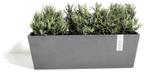 NIEUW - Ecopots Bruges 55 cm grijs, Tuin en Terras, Bloempotten, Verzenden, Nieuw