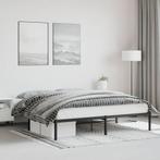 vidaXL Bedframe metaal zwart 180x200 cm, Verzenden, Nieuw