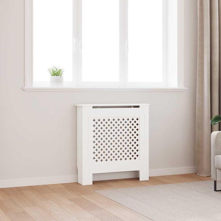 vidaXL Radiatorombouw 78 cm MDF wit, Doe-het-zelf en Bouw, Verwarming en Radiatoren, Nieuw, Verzenden