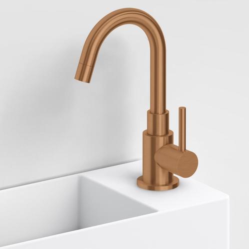 Fonteinkraan Hoog Clou Freddo Geborsteld Brons PVD, Doe-het-zelf en Bouw, Sanitair, Kraan, Nieuw, Ophalen of Verzenden