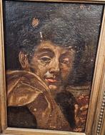 Italiaanse school (XVII) - Ritratto di figura maschile con, Antiek en Kunst