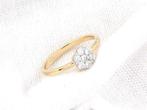 Bague - 14 carats Or jaune -  0.33ct. tw. Diamant