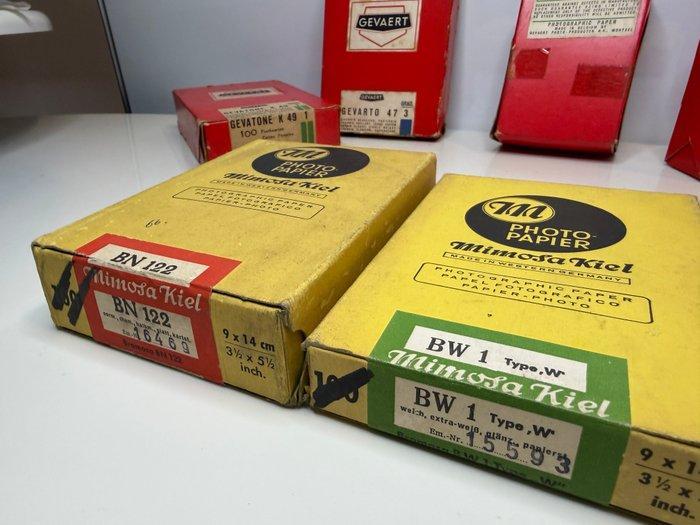 Gevaert, mimosa kiel BN 122, BW1 , K7 2 , K7 1 Fotopapier, Collections, Appareils photo & Matériel cinématographique