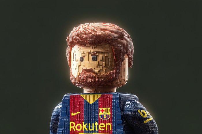 yamila - “The Golden Ten: A Kintsugi Legacy of Lionel Messi”, Enfants & Bébés, Jouets | Duplo & Lego
