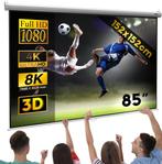 Projectiescherm – Beamer scherm - Projectiedoek - 152x152 cm, Verzenden, Nieuw