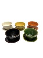 Tasse à thé (5) - Céramique - Chawan japonais à 5 couleurs