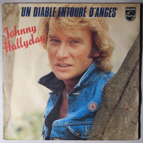 Johnny Hallyday - Un diable entouré danges - Single, CD & DVD, Vinyles Singles, Single, Pop