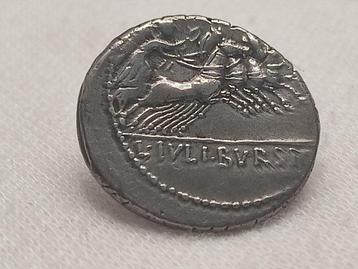 Romeinse Republiek. L. Julius Bursio, 85 v.Chr.. Denarius